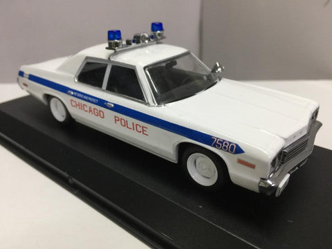 GREENLIGHT 1/43 The Blues Brothers 1975 Dodge Monaco Chicago Police 86422 (01081) (PIU30)