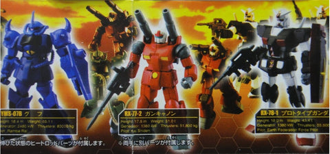 BANDAI HG 機動戰士 高達MOBILE SUIT GUNDAM HMS SELECTION PART 2 GASHAPON 全5種 扭蛋 (精-132076 店)