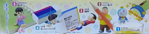 BANDAI 83958 DORAEMON GODA TAKESHI NOBI NOBITA HONEKAWA SUNEO MINAMOTO SHIZUKA DESKTOP ADVENTURE SET 多啦A夢 叮噹 技安 胖虎 大雄 小夫 阿福 靜香 靜宜 桌面小玩意 扭蛋套裝 (BUY-CW) 存