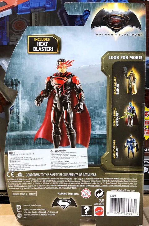 MATTEL DC COMICS BATMAN VS SUPERMAN FIGURE HEAT VISION SUPERMAN 超人 22458 PIU10店
