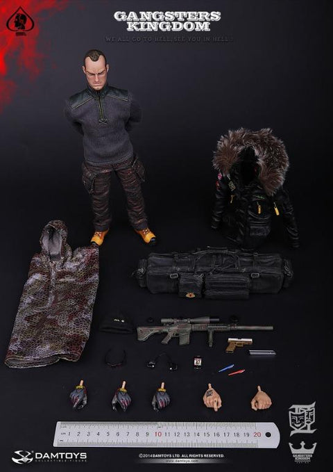 C1067-52 DAMTOYS GANGSTER KINGDOM 黑幫王國 SPADE J MEMORIES VER. 黑桃 J 1/6 FIGURE