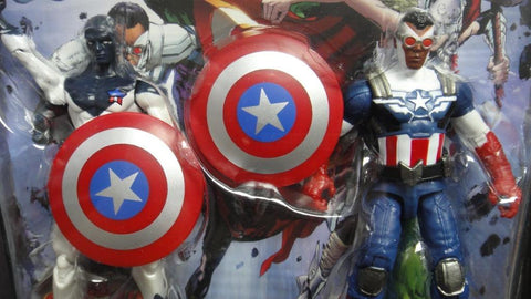 HASBRO 44487 漫威傳奇系列 秘密戰爭 護盾英雄 勝利少校 美國隊長 連特別版本漫畫 MARVEL LEGENDS SERIES SECRET WARS SHIELD-WIELDING HEROES VANCE ASTRO CAPTAIN AMERICA WITH SPECIAL EDITION COMIC BOOK (PIU/KW232B-60) 存
