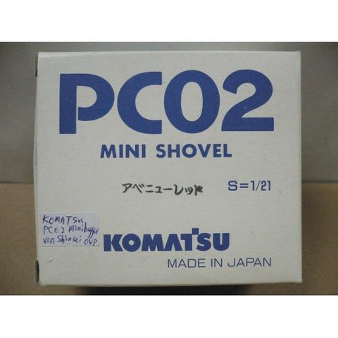KOMATSU 1/21 PC02 MINI SHOVEL RED (BUY)