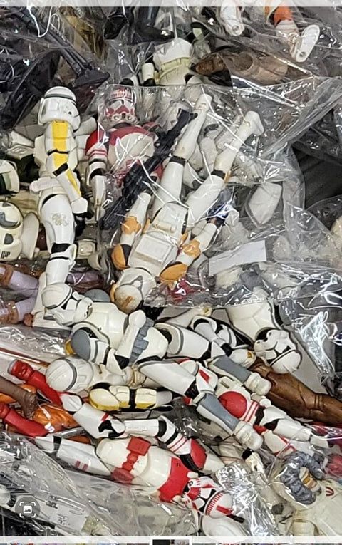 Star wars 星球大戰公仔figure白兵stormtrooper黑武士clone wars trooper 3.75 吋 3.75"