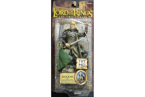 TOY BIZ 81663 魔戒二部曲 雙城奇謀 勒苟拉斯 奧蘭度·布林 THE LORD OF THE RINGS THE TWO TOWERS LEGOLAS WITH ARROW-LAUNCHING ACTION AND ELECTRONIC SOUND BASE ORLANDO BLOOM (LOTR)