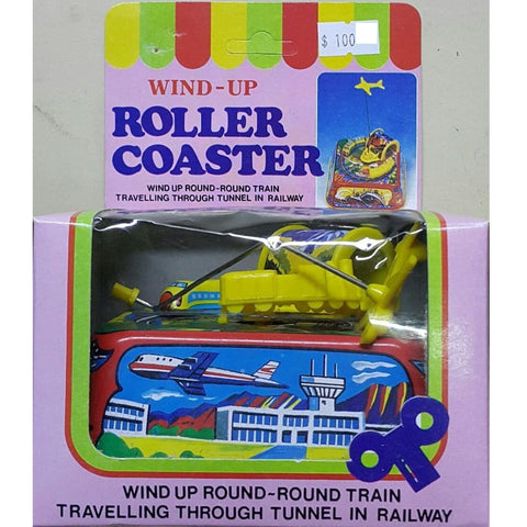 TIN TOY TK115 鐵皮上鍊玩具 火車狷山窿 WIND-UP ROLLER COASTER 店/SA