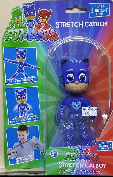 CHARACTER 06893 彈力人 睡衣小英雄 貓小子 AMAZING STRETCHY FUN FULLY STRETCHABLE HERO PJ MASKS STRETCH CATBOY (EPC-2149-28) 存
