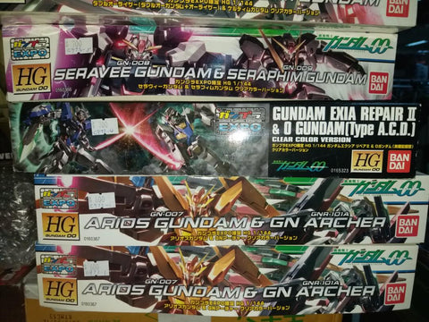 Bandai gundam 高達透明色版限量版模型