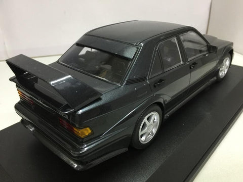 MINICHAMPS 1/18 MERCEDES-BENZ 190E 2.5-16 EVO 2 1990 BLUE-BLACK METALLIC (155 036100) (14507) (PIU250)