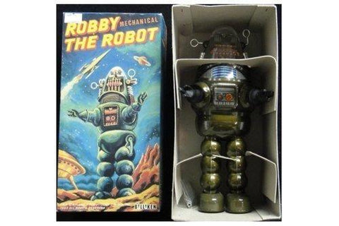 BILLIKEN FORBIDDEN PLANET ROBBY ROBOT WIND-UP TIN TOY 禁忌星球 機械人露比 上鍊鐵皮公仔 (PIU-1200T)