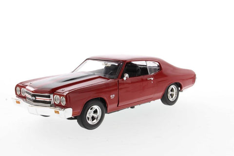 JOHNNY LIGHTNING 1/18 FAST & FURIOUS 1970 CHEVY CHEVELLE SS RED (39578) (C1128-11)