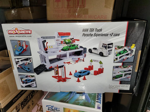 Majorette man tgx truck porsche experience set gt3