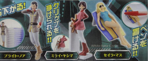 BANDAI 97110 機動戰士 高達 地球聯邦軍 桌上擺設 扭蛋套裝 MOBILE SUIT GUNDAM DESKTOP WHITE BASE CREW SET (EPC-920-30) L