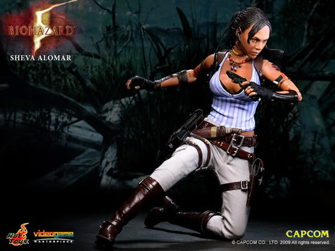 1/6 HOT TOYS VGM07 RESIDENT EVIL BIOHAZARD 5 生化危機 SHEVA ALOMAR (BSAA VER) 12" ACTION FIGURE
