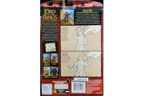 TOY BIZ 81127 魔戒二部曲 THE LORD OF THE RINGS THE TWO TOWERS UGLUK WITH SWORD-SLASHING (LOTR)