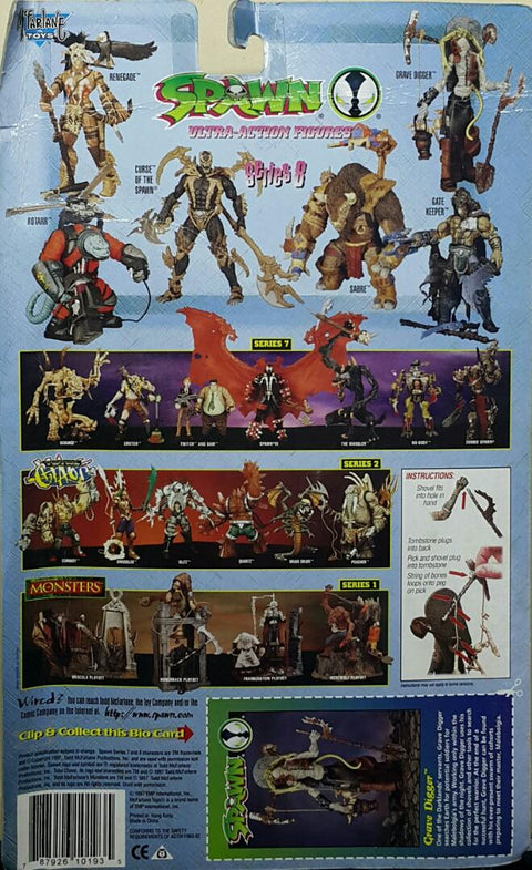 MCFARLANE 10193 再生俠 第八彈 掘墓者 ULTRA ACTION FIGURES TODD MCFARLANE'S SPAWN SERIES 8 GRAVE DIGGER (BUY-SPK)