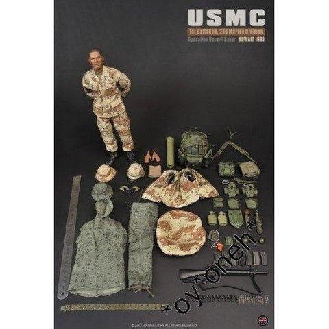 1:6 SOLDIER STORY SS071 USMC 1ST BATTALION 2ND MARINE OPERATION DESERT SABER KUWAIT 1991