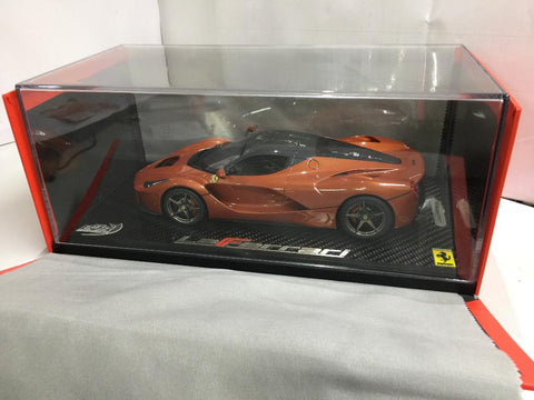 BBR 1/18 Ferrari "LaFerrari" Orange Copper Carbon Roof Limited 40pcs 手辦車 (74641) (C524-222)