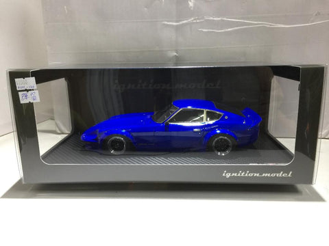 IGNITION MODEL 1/18 NISSAN FAIRLADY 240ZG HS30 FULL WORKS BLUE (90955) (P15M-120)
