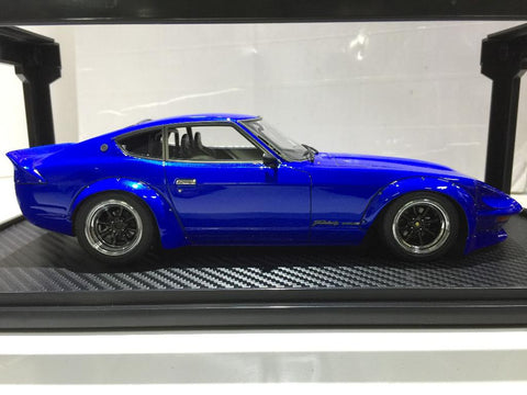 IGNITION MODEL 1/18 NISSAN FAIRLADY 240ZG HS30 FULL WORKS BLUE (90955) (P15M-120)