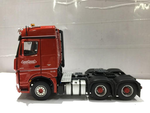 IMC 1/50 NOOTEBOOM RED LINE MERCEDES-BENZ ACTROS BIGSPACE 6X4 572.23.97 (31-0178) (C1128-6)