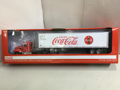 MOTORCITY 1/50 53' Coca-Cola Tractor and Trailer (450025) (50025) (C1128-65)