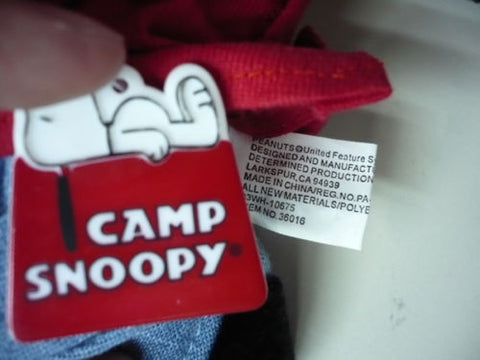 PEANUTS SNOOPY CAMP SNOOPY PARKS CEDAR FAIR DOLL 花生漫畫 史諾比 史奴比 公仔