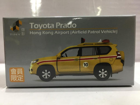 TOYEAST TINY CITY DIE-CAST MODEL CAR TOYOTA PRADO HONG KONG AIRPORT APV ATC64635 10148 (C1120-37)