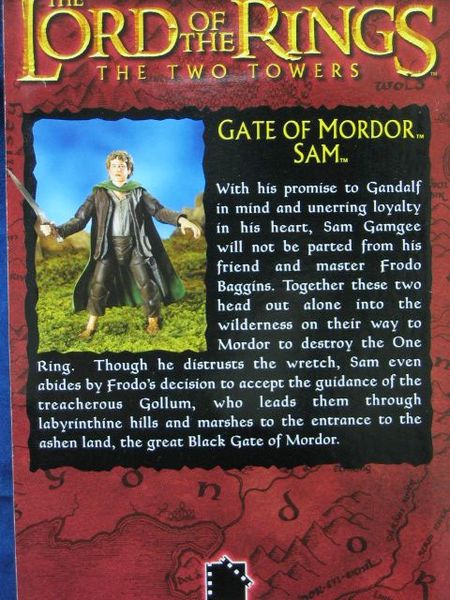 TOY BIZ 魔戒 雙城奇謀 森姆 LORD OF THE RINGS TWO TOWERS GATE OF MORDOR SAM (LOTR-81500) b5636779