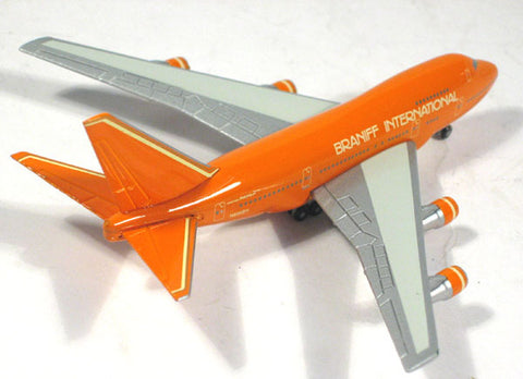 HERPA WINGS 1/500 BRANIFF INTERNATIONAL "BABY ORANGE" BOEING 747SP N604BN (511605)
