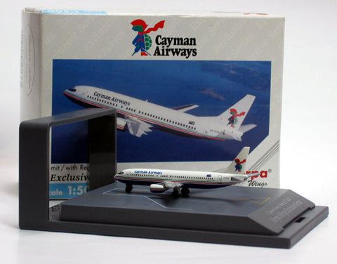 HERPA WINGS 1/500 CAYMAN AIRWAYS BOEING 737-400 VR-CAL (501361)